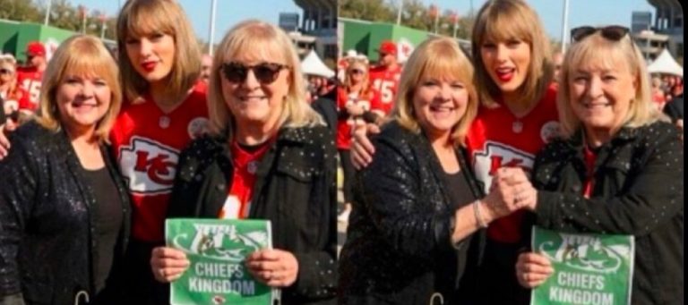 Taylor Swift Rushes Back to Kansas City After Gala Performance to Cheer on Travis Kelce as She Reunites With Andrea and Donna at Chiefs-Chargers Game