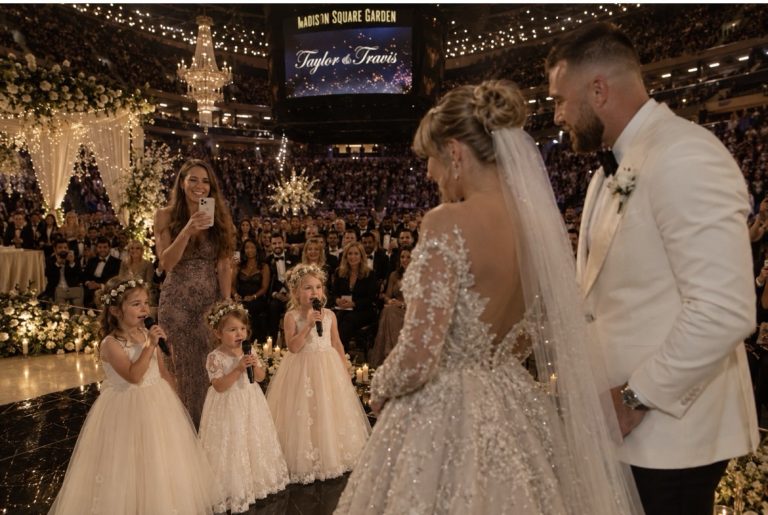 Kylie Kelce Posts New Photos and Clip of Adorable and Emotional Wedding Moments as Her Three Daughters, Wyatt, Elliotte, and Bennett Serve as Flower Girls