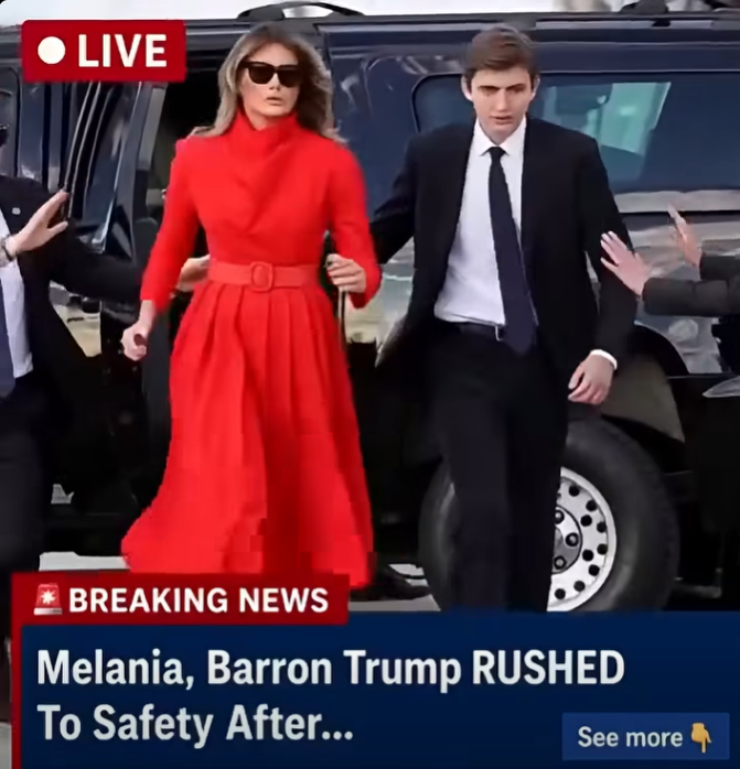 Melania, Barron Trump RUSHED To Safety After…